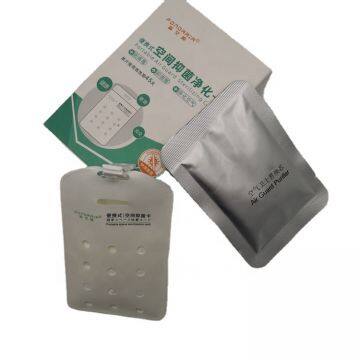 chlorine dioxide ClO2 disinfectant card 45 Days Long Effect Above 99.9% Killing Virus Sterilization Remove card