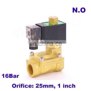 GOGO Normally Open 2 Way Pilot Diaphragm Brass Solenoid Valves Water Flow Control 1 Inch 12V 24v DC 25mm PX-25K NBR 0.5-13bar photo-2