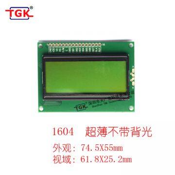 lcd 16X4 display TM164B  industrial monochrome stn lcd 1604 character 16 pin display module lcd 16x4  display screen 1604 lcd module
