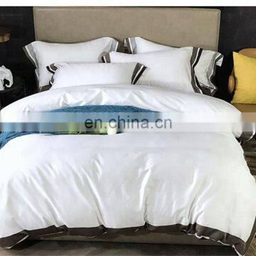 Red And Black Hotel Luxury Satin Duvet Cotton Bed Sheet Bedding Comforter Set King Size Bed Set photo-5