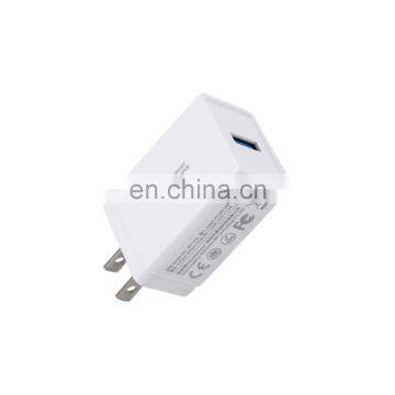 PC Environmentally Friendly US Socket QC3.0 Quick Charger Sing USB 3.0A