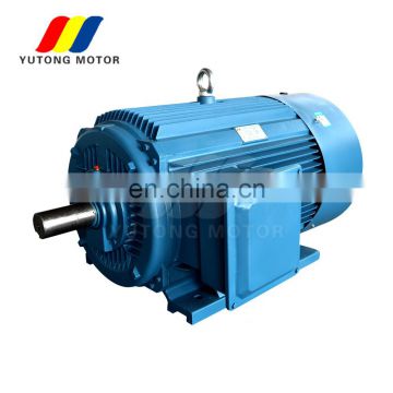 Yutong three phase 380v YE2 asynchronous vertical horizontal B5 mounting way electric ac motor