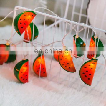 Cool And Refreshing Summer 2AA Battery Box Operated 10 LED Watermelon Fairy String Light For Wedding Party Home Decoration