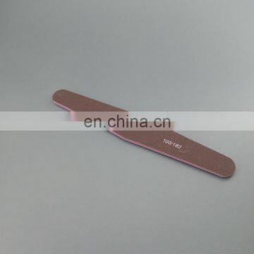 Professional Round Abrasive Wooden Custom Printed 80 100 150 180 240 Grit Finger Nail File Japan With Logo photo-4