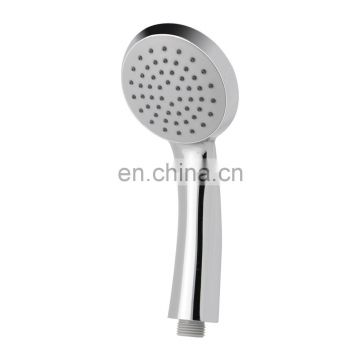 Single Functional Cheap Chromed 8 cm ABS Hand Shower Head