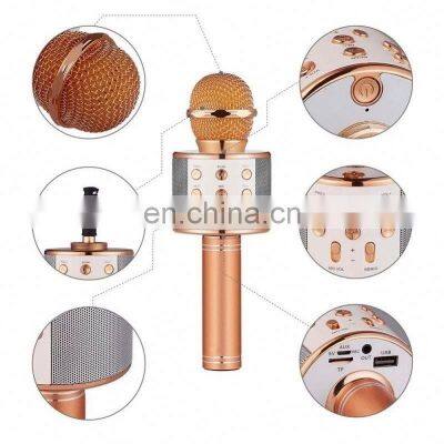 For Home Family Ktv Ws858 Microphone Wireless Detective Karaoke Mini Usb Handheld Mini photo-5