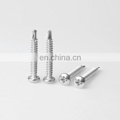 Stainless steel 304 zinc DIN7504N Pan head self drilling tapping screw 410