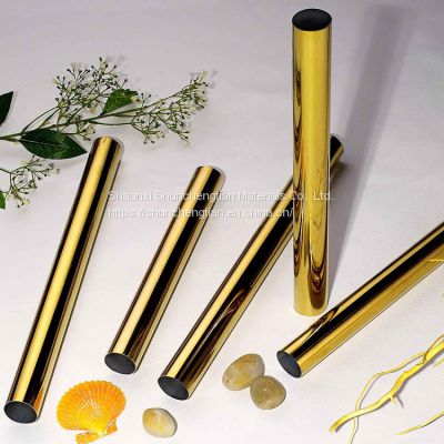 Hot Selling Gold Color Stainless Steel Pipe