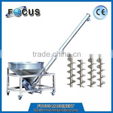 Inclined screw feeder without hopper / drying screw conveyor/worm screw conveyor