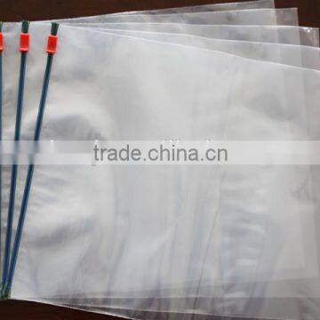 2015 Transparent Clear LDPE Slider Zipper Bag Plastic Bag With Zipper