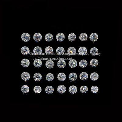 China VVS Pure white 8*8mm start cut synthetic loose moissanite diamond very good cutting