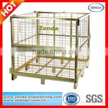 Heavy Duty Galvanized Wire Mesh Stacking Container