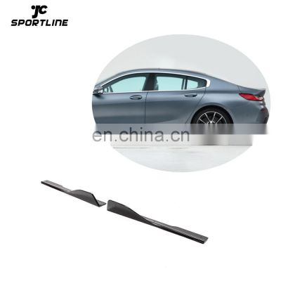 JCSportline G15 G16 G14 Side Skirts Extensions Splitters for BMW 8 Series M-Sport 840i Gran Coupe Sedan 4-Door 2018-2020