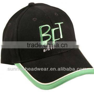 contrasting visor piping caps and hats