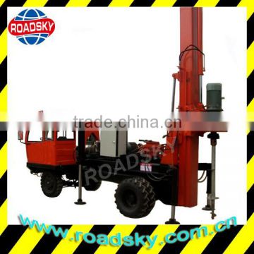 Hydraulic Truck Mounted Solar Construction Piling Machine