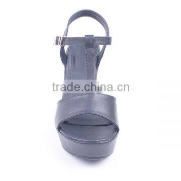 2016 New Style Fashion Stylish High Heel Platform Wedge Slingback Buckle up Ankle Sandals photo-3