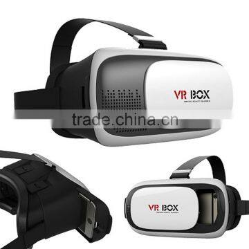 2016 best selling Smartphone Headset Virtual Reality VR box 2.0 3d video glasses smart phone VR