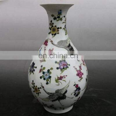 Hot Porcelain Famille Rose Noctilucent Vase