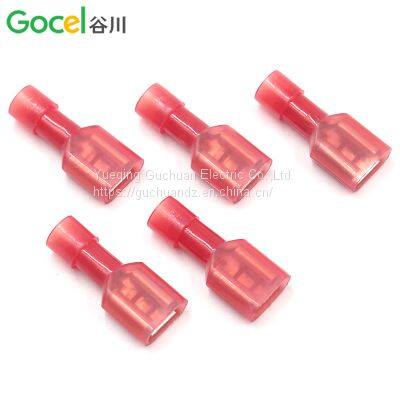 Fully Insulated Red Nylon FDFN1.25- 250 Female Fully Insulated Butt Cold-pressed Terminal Plug Spring Terminal photo-2