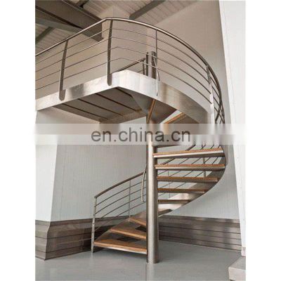 Foshan factory supplier cast iron spiral stair used spiral staircases with rod bar railings