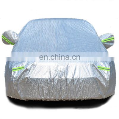 Manufacturers Sell Cotton Thickened Snow Ice Hail Sun Shade UV Car Cover Oxford Sunshade Car Cover Aluminum foil Car Clothes