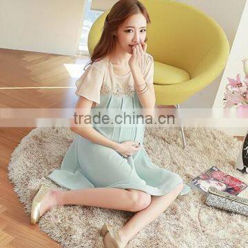 C64544A summer casual pregnant chiffon dress for women