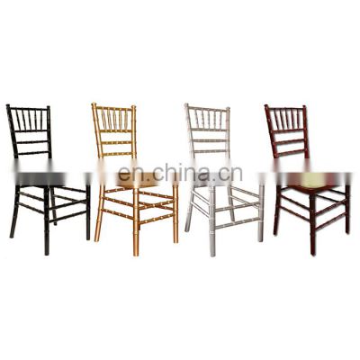 Royal plastic acrylic luxury chair covers for wedding decoration chair