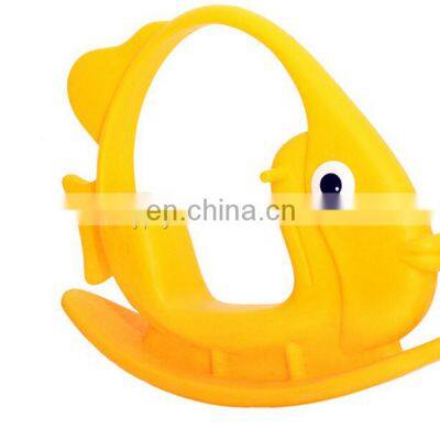Kids Popular Indoor Plastic Fish Rocking Horse Ride on Toy for Kindergarten Use photo-3