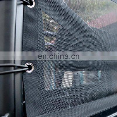 UTV Rear Window Net Mesh Rear Wind Screen Shade Shield Cover Net Fit for Polaris RZR XP 1000 photo-3