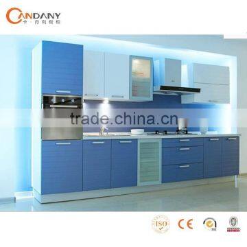 Open style partical board kitchen cabinet,kitchen cabinet pvc edge banding