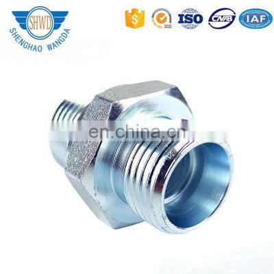 Hydraulic Pipe Fitting 1CM/1DM-WD Metric Male Double Hex Nipple