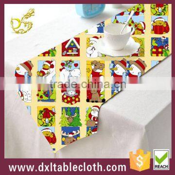 2015 new design Wholesale printed pvc table runner for christmas decoration