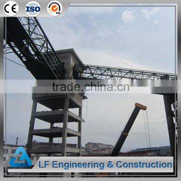 Pre-built light arch long span steel trestle
