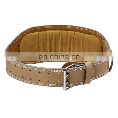 New Hot Comfortable Weightlifting Leather Belts Power Lever For Training / Cowhide Leather Weightlifting Belt For Body Building photo-2