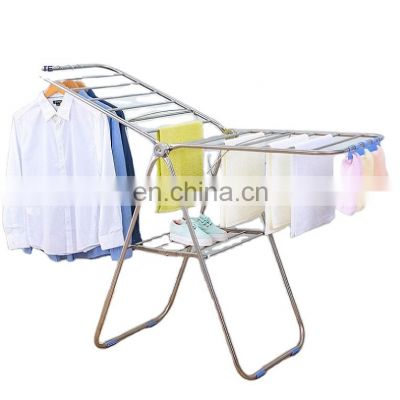 Popular foldable stainless steel clothes rack small drying rack