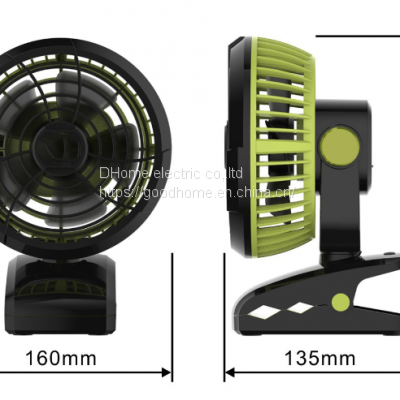 Wall-mounted electric fan Portable USB charging small fan outdoor camping fan