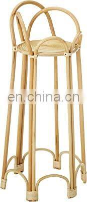 Best Price Rattan Loop Indoor Plant Stand, 26 Inches, Natural Planter Brown Cheap Wholesale Vietnam Supplier photo-2