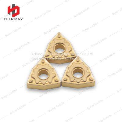 WNMG080408-HQ Carbide Cutting Tool Turning Insert With CVD Yellow Coated photo-3