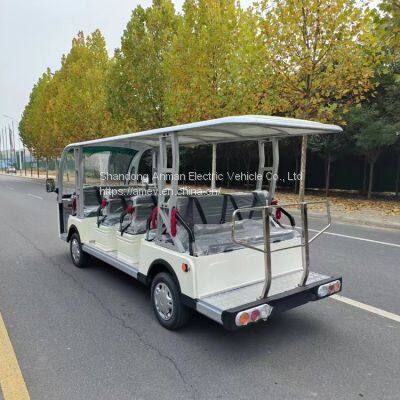 14 Seater Tour Bus Electric Sightseeing Car photo-3
