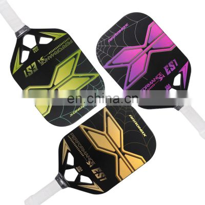 custom Graphite Carbon Fiber Pickleball Paddle with Cushion Comfort Grip Polypropylene Hybrid Honeycomb Core USAPA  Approved