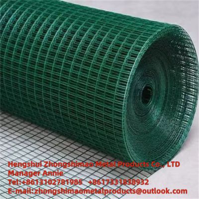 PVC-Welded wire mesh/flower and wood fences/ vinyl coat wire mesh/ plastic wire mesh