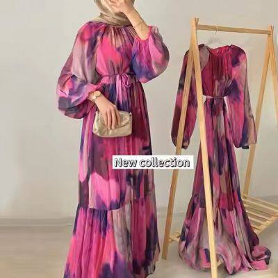 Plush Microfiber Fabric for Wholesale Muslim Abaya Kaftan Islamic Clothing Abaya Women Muslim Dresses