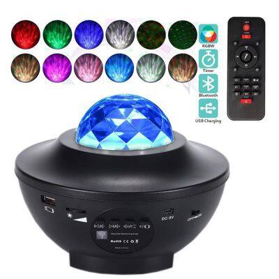 High Quality Cheap Projection Lamp Remote Control LED Laser Galaxy Sky Starry Star Projector Galaxy Projector with speaker