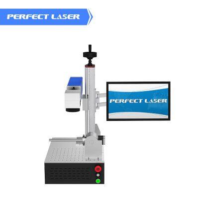 Perfect Laser 20W 30W Portable Desktop Metal Logo Fiber Laser Engraver Etcher Marking Machine