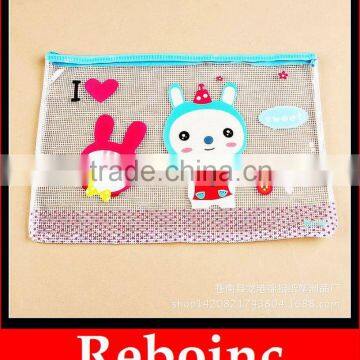 Hot selling A4 Plastic PP file bag/folder with printed for conference