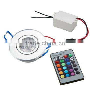 RGB LED ceiling light 3w