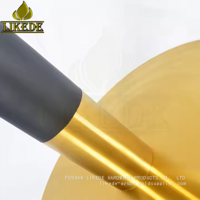 Morden Design Hot Sale Gold Stainless Steel Table Leg Melamine Table Top for Restaurant Cafe Dining Use photo-5