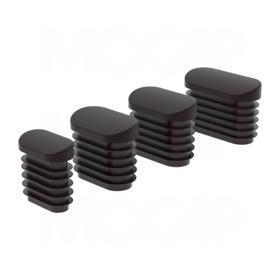 Oblique Legs Angled Top Inner Plug Oval Chair Tip