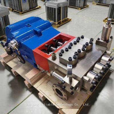 High Pressure Water Jet Pump 50Mpa to 150Mpa Big Flow Industrial Cleaning