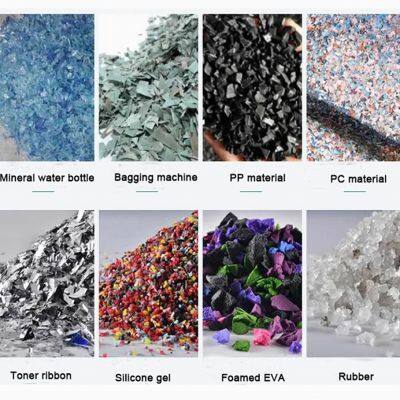 Triturador de reciclagem de plástico, triturador de plástico industrial PP, PE/PET, triturador profissional de garrafas de plástico. photo-2